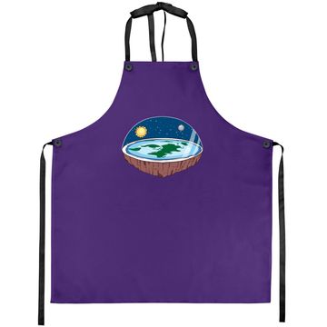 Discover Flat Earth Apron Ice Wall Apron Flat Theory Society Apron