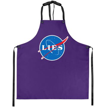 Discover Nasa Lies Flat Earth Apron