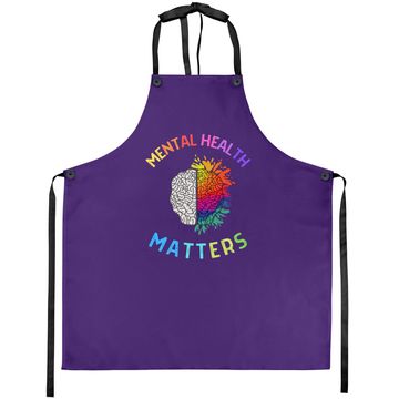Discover Mental Health Matters, Mental Health Awareness, Brain Apron