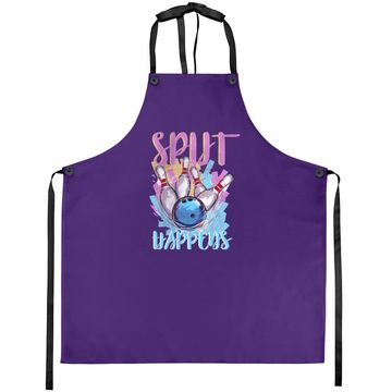 Discover Funny Bowling Apron | "split Happens" | Bowling Lovers Gift