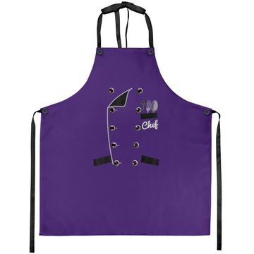 Discover Chef Tuniform Jacket Faux Funny Cook Apron For Cooking