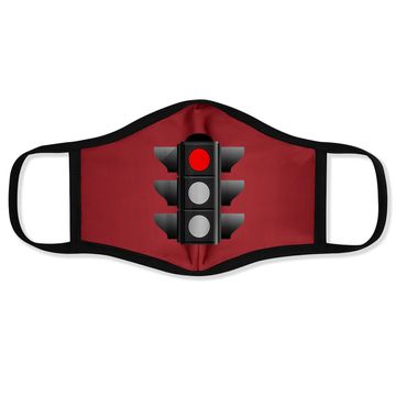 Discover Traffic Light Party Face Mask