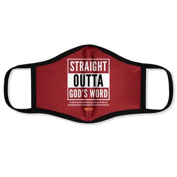 Discover Straight Putta Gods Word Christian Face Mask