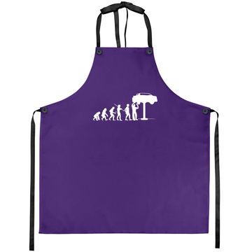 Discover Evolution Mechanic Funny Apron Automotive Technician Gift