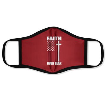 Discover Faith Over Fear Face Mask