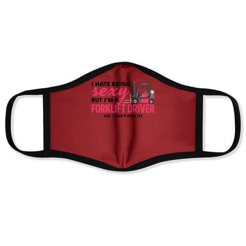 Discover Forklift Driver Apparel Forklift Operator Funny Gift Face Mask