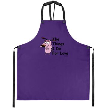 Discover Courage The Cowardly Dog For Love Apron