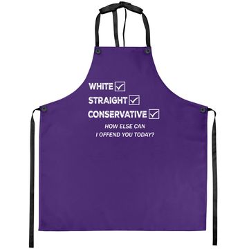 Discover Conservative Republican White Straight Apron