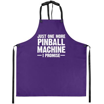 Discover Pinball Machine Collecting Just One More Arcade Game Apron