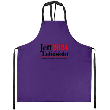 Discover Donkey Apron Jeff Lebowski 2024 Election Apron