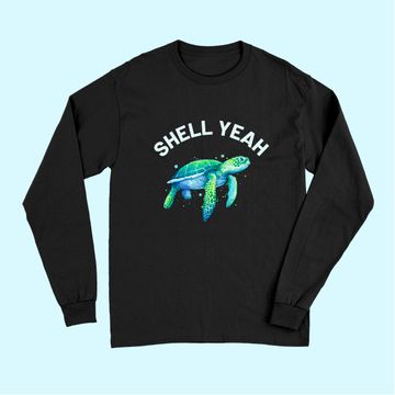 Discover Shell Yeah - Cute Tortoise & Sea Turtle Long Sleeves