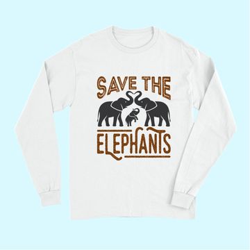 Discover Protect Wildlife Save The Elephants Long Sleeves