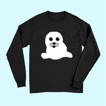 Discover Baby Seal Sea Lion Comic Manga Design Long Sleeves