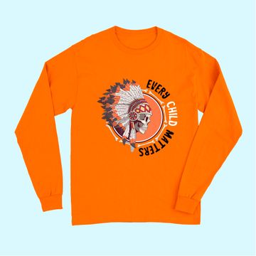 Discover Every Child Matters Indigenous Education Native American Long Sleeves