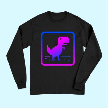 Discover No Internet Dinosaur Graphic Design Long Sleeves