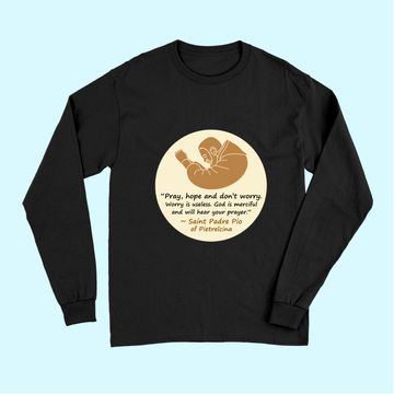 Discover Saint Padre Pio Long Sleeves