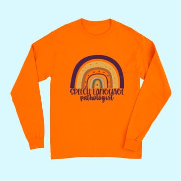 Discover Speech Language Pathologist Rainbow Speech Therapy Long Sleeves