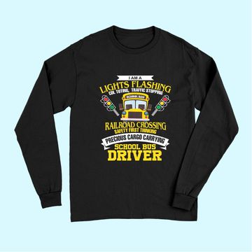 Discover I'm A School Bus Driver School Bus Driver Gift Long Sleeves