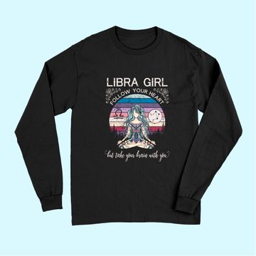 Discover Libra Girl Retro Zodiac Long Sleeves
