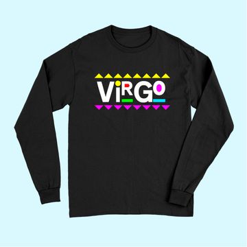 Discover Virgo Zodiac Design 90s Style Long Sleeves