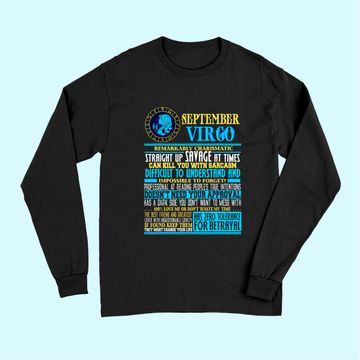 Discover Virgo Facts September Virgo Long Sleeves