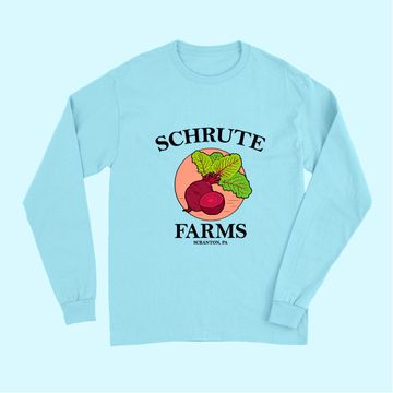 Discover Schrute Farms Beets Office Parody Original Design Long Sleeves