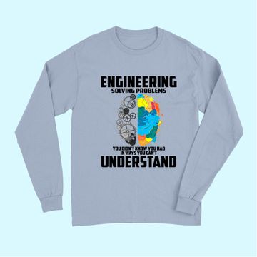 Discover Engineering Definition Engineer Gift Men Women Long Sleeves