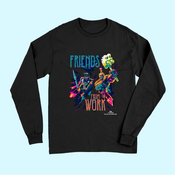 Discover Marvel Thor Ragnarok Working Friends Neon Blast Long Sleeves