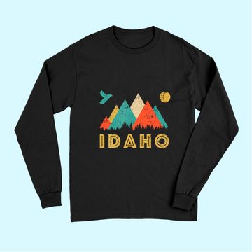 Discover Retro Vintage Idaho Throwback Long Sleeves