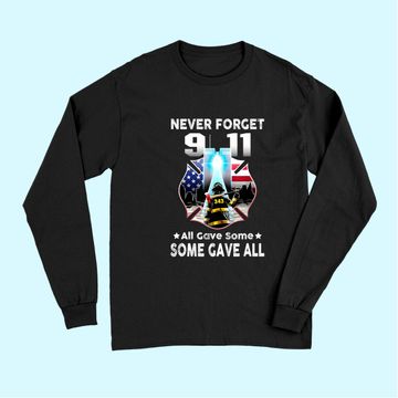 Discover Never Forget 9-11-2001 20th Anniversary Long Sleeves