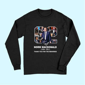 Discover RIP Norm Macdonald 1959-2021 Long Sleeves