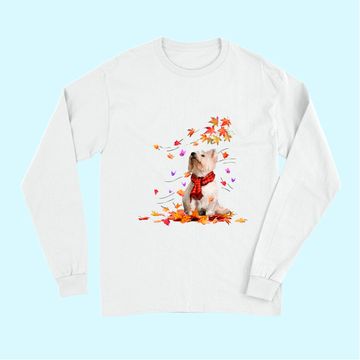 Discover Westie Autumn Leaf Classic Long Sleeves
