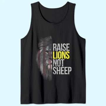 Discover Raise Lions Not Sheep Fearless Lion Tank Top