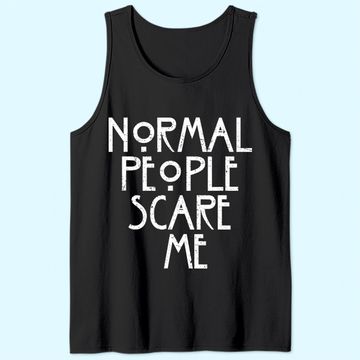 Discover Normal People Scare Me American Horror Lover Tank Top