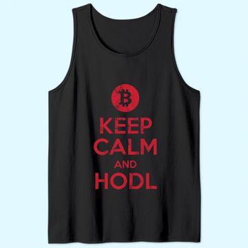 Discover Bitcoin & Crypto Keep Calm and Hold Tank Top