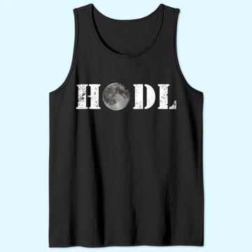 Discover Crypto Merch, Hodl Moon Cryptocurrency  Tank Top