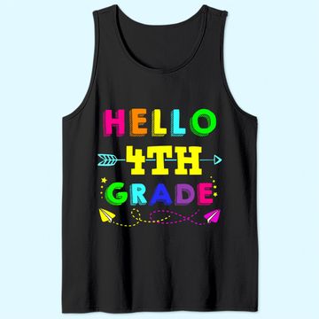 Discover Hello 4th Grade Back to School Tank Top