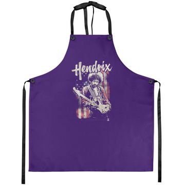 Discover Jimi Hendrix - Flag Hendrix Apron