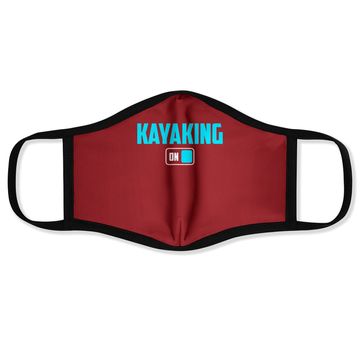 Discover Kayaking Mode On Canoe Boat Adventure Face Mask