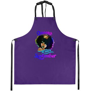 Discover Queens Born September Virgo Libra Birthday Apron