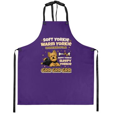 Discover Yorkie Dog Soft Yorkie Warm Yorkie Apron