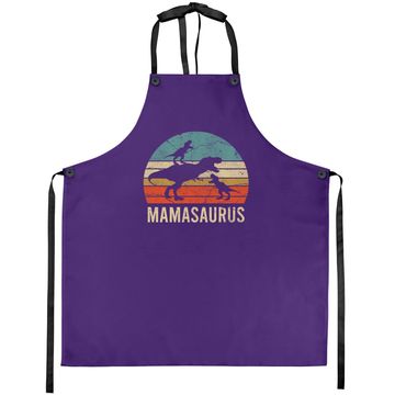Discover Mommy Mom Mama Dinosaur Two Mamasaurus Gift Apron