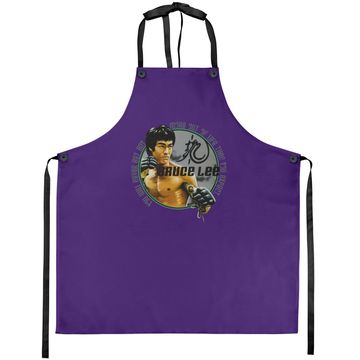 Discover Bruce Lee Expectations Signature Quote Apron