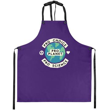 Discover Pro Choice Climate Change Environmentalist Earth  apron