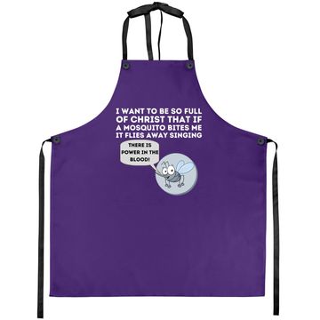Discover Mosquito Joke Apron