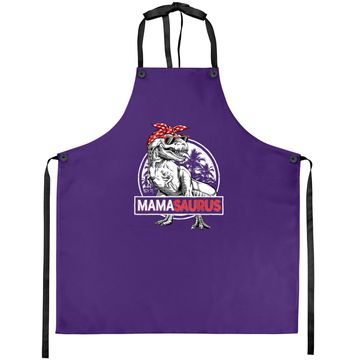 Discover Mamasaurus T Rex Dinosaur Funny Mama Saurus  apron