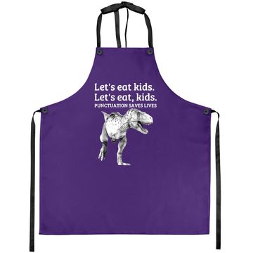 Discover Let's Eat Punctuation Saves Lives Grammar Apron