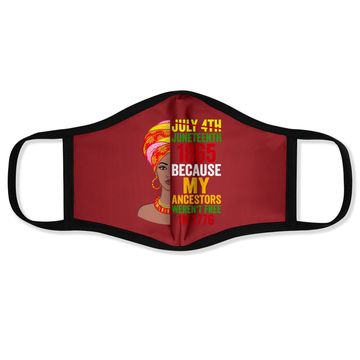 Discover Juneteenth Queen Melanin African American Face Mask Face Mask
