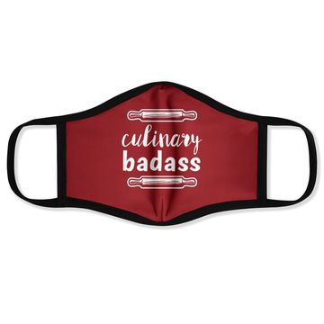 Discover Culinary Badass Funny Cooking Face Mask Culinary Face Mask