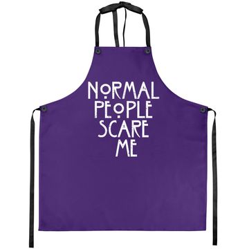 Discover Normal People Scare Me American Horror Lover Apron